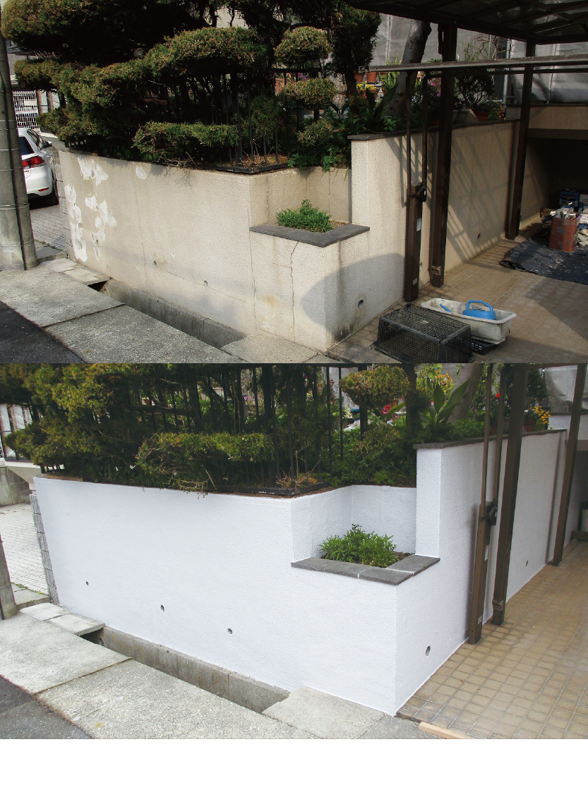 塗装施工後10年間の安心保証